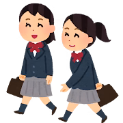 女子生徒二人